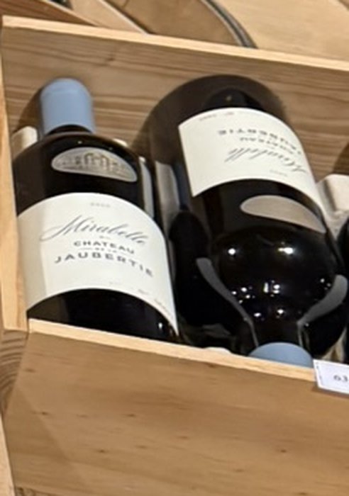 Coffret 2 bouteilles Château de la Jaubertie dont cuvée 'Mirabelle' (Bergerac)