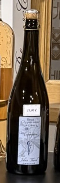 Petillant brut 'Cedre' (Julien F., etiquette manuscrite)